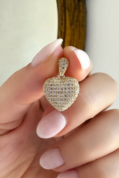 Crystal Heart Pendant