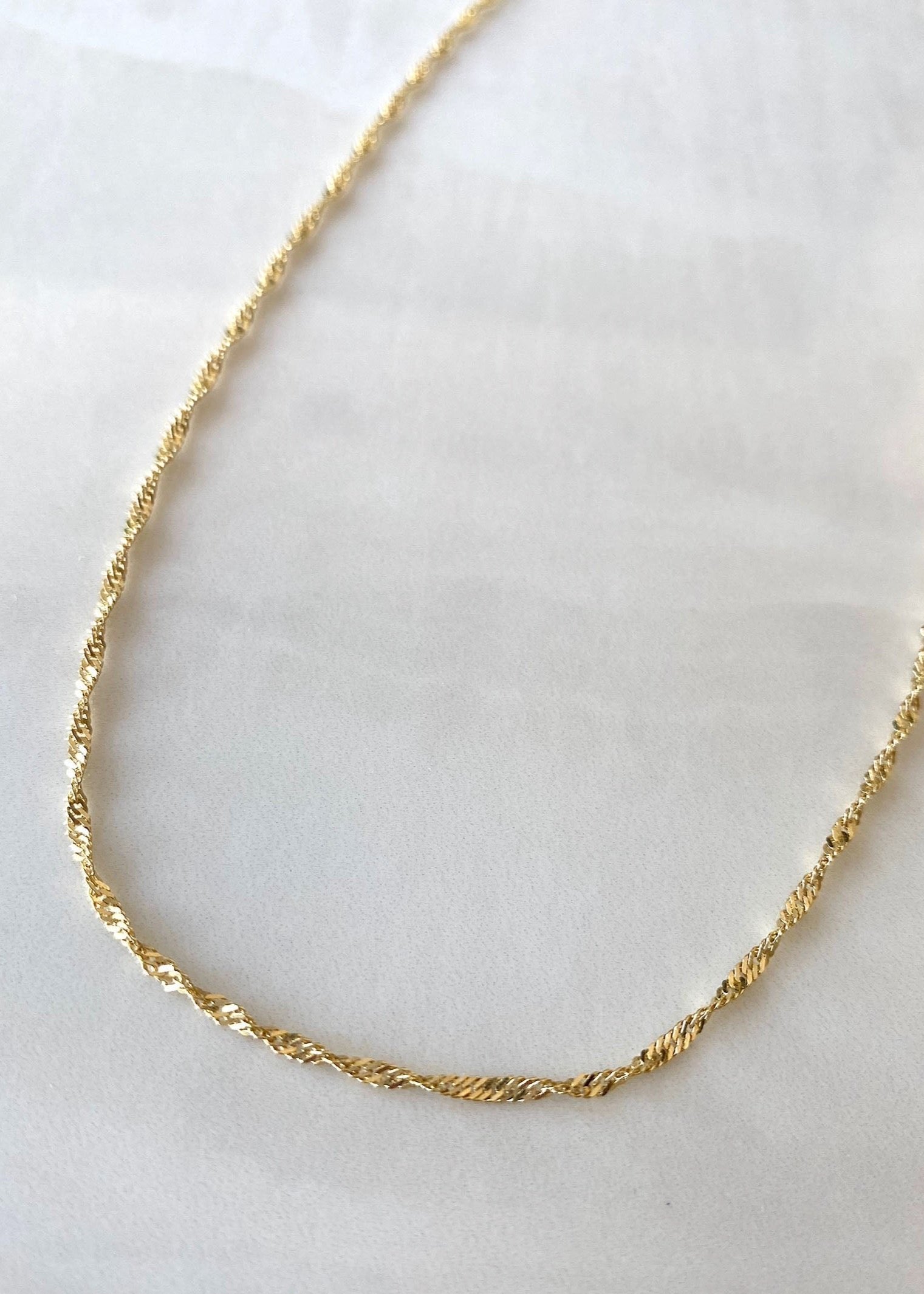 Singapore Gold Necklace